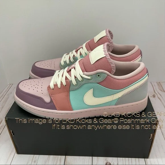 AIR JORDAN 1 LOW SE MENS EASTER PASTEL - Picture 3 of 7